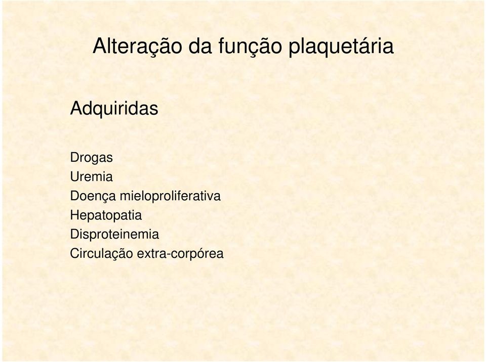 mieloproliferativa Hepatopatia