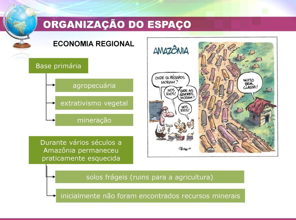 séculos a Amazônia permaneceu praticamente esquecida solos