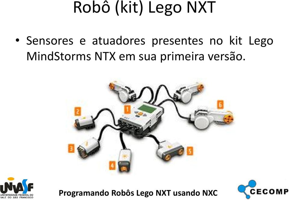 presentes no kit Lego