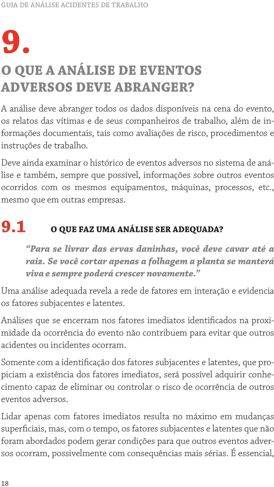 procedimentos e instruções de trabalho.