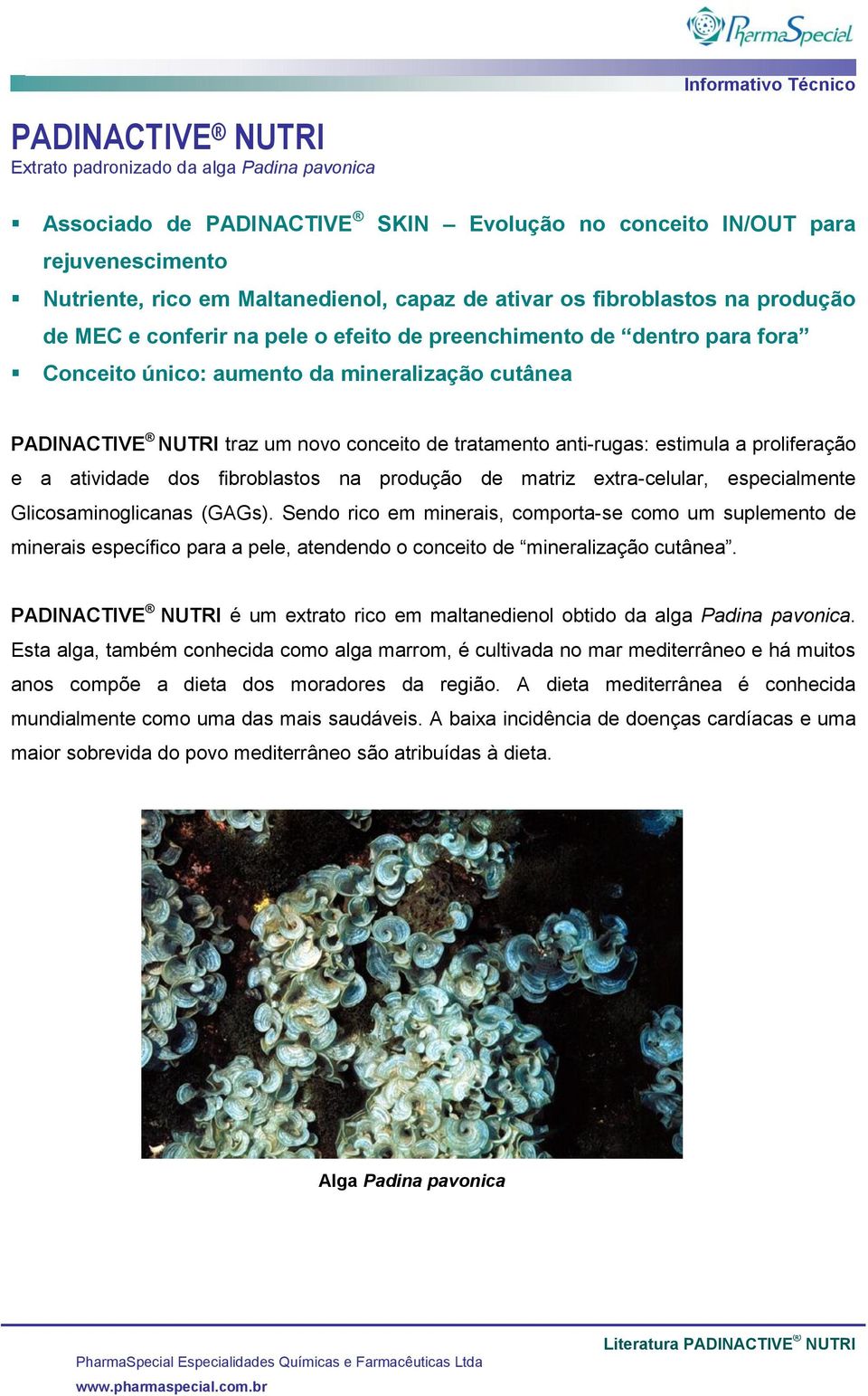 anti-rugas: estimula a proliferação e a atividade dos fibroblastos na produção de matriz extra-celular, especialmente Glicosaminoglicanas (GAGs).