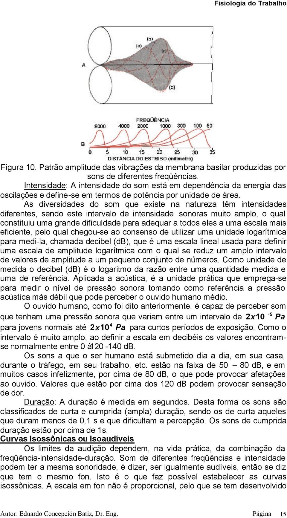 As diversidades do som que existe na natureza têm intensidades diferentes, sendo este intervalo de intensidade sonoras muito amplo, o qual constituiu uma grande dificuldade para adequar a todos eles