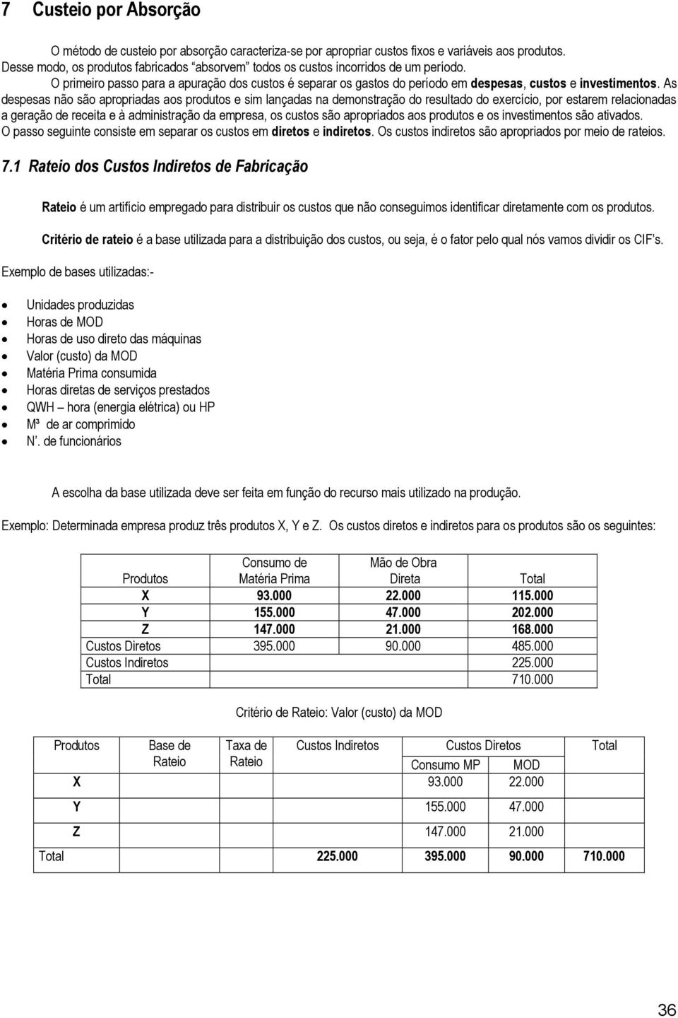 As despesas não são apropriadas aos produtos e sim lançadas na demonstração do resultado do exercício, por estarem relacionadas a geração de receita e à administração da empresa, os custos são