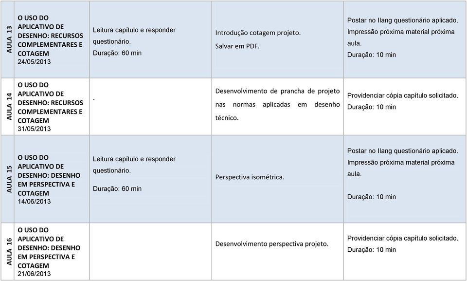 Desenvolvimento de prancha de projeto nas normas aplicadas em