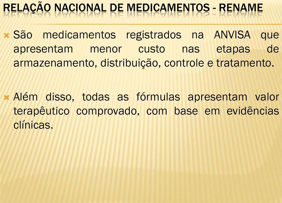 armazenamento, distribuição, controle e tratamento.