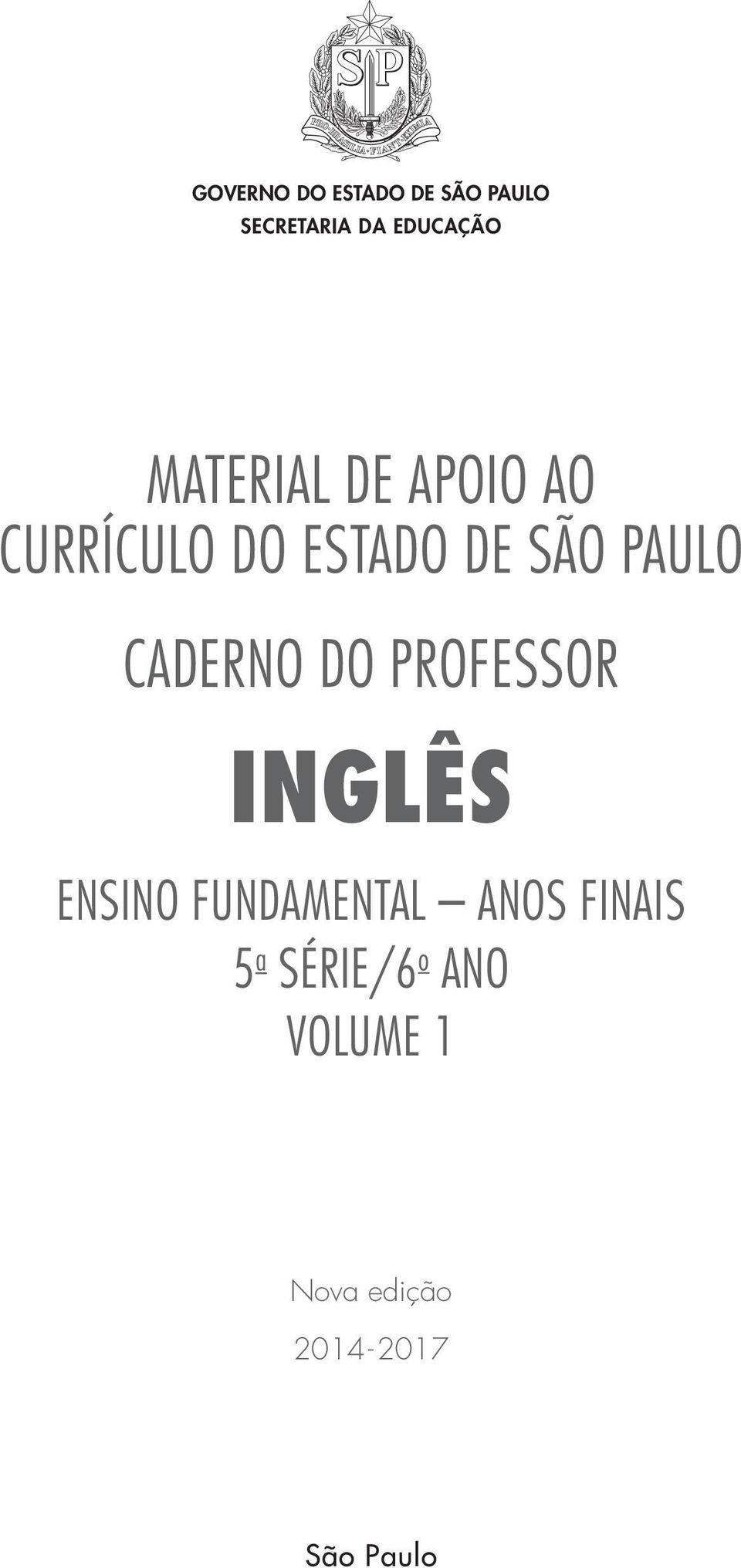 CADERNO DO PROFESSOR INGLÊS ENSINO FUNDAMENTAL ANOS