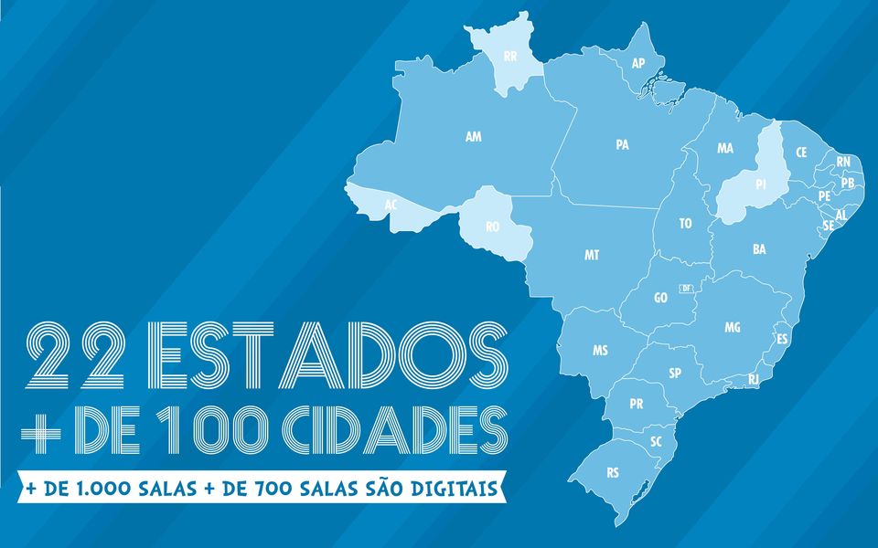 RJ ES PR + DE 100 CIDADES SC + DE 1.