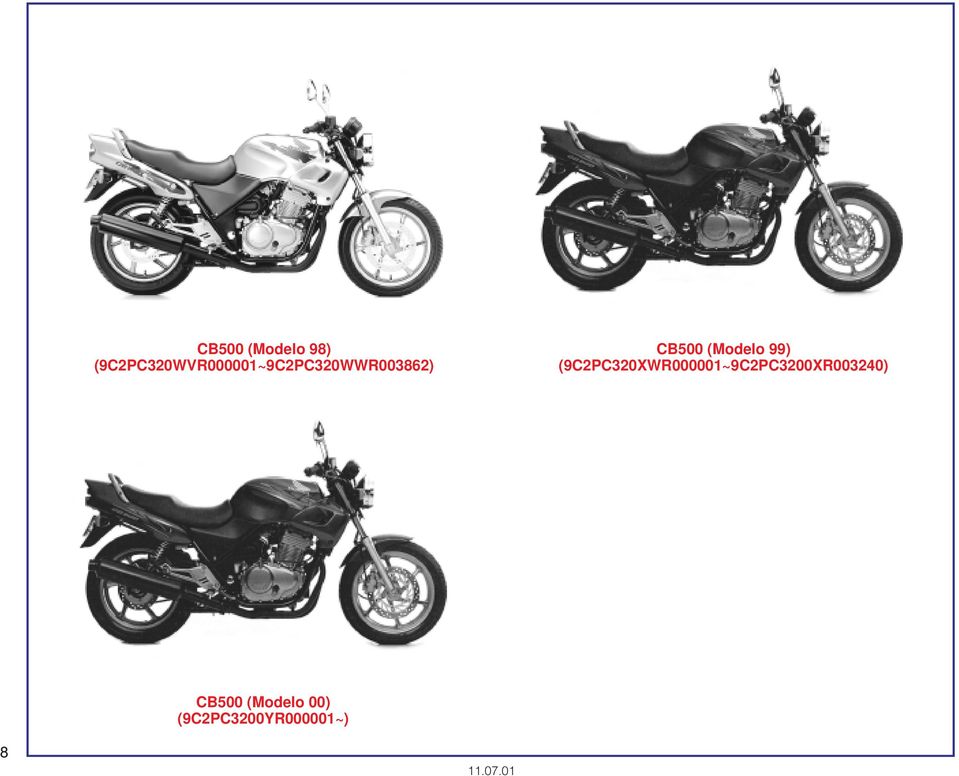 CB500 (Modelo 99)