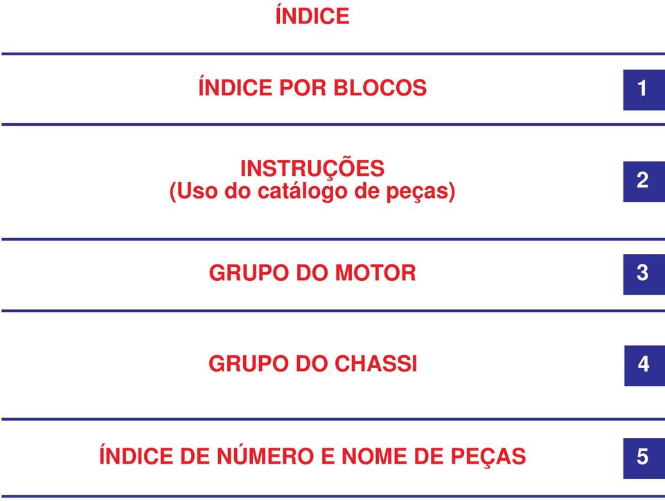 peças) 2 GRUPO DO MOTOR 3 GRUPO