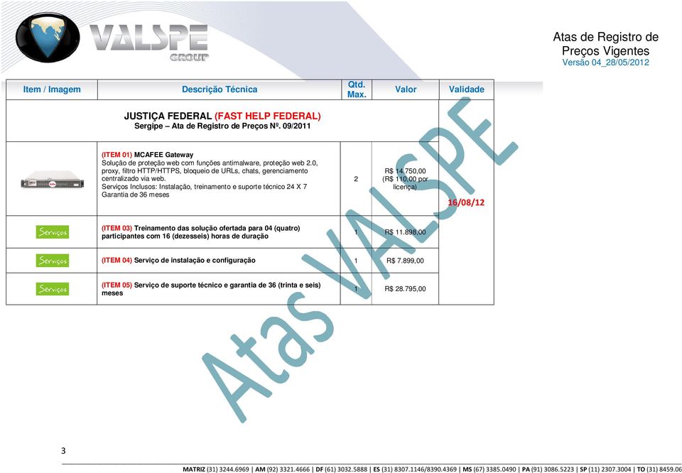 0, proxy, filtro HTTP/HTTPS, bloqueio de URLs, chats, gerenciamento centralizado via web.