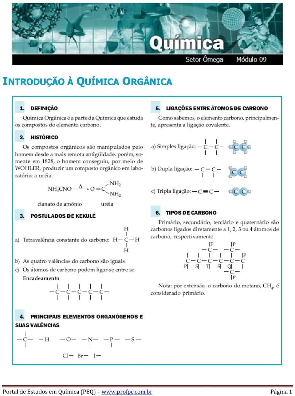 Estudos em Química