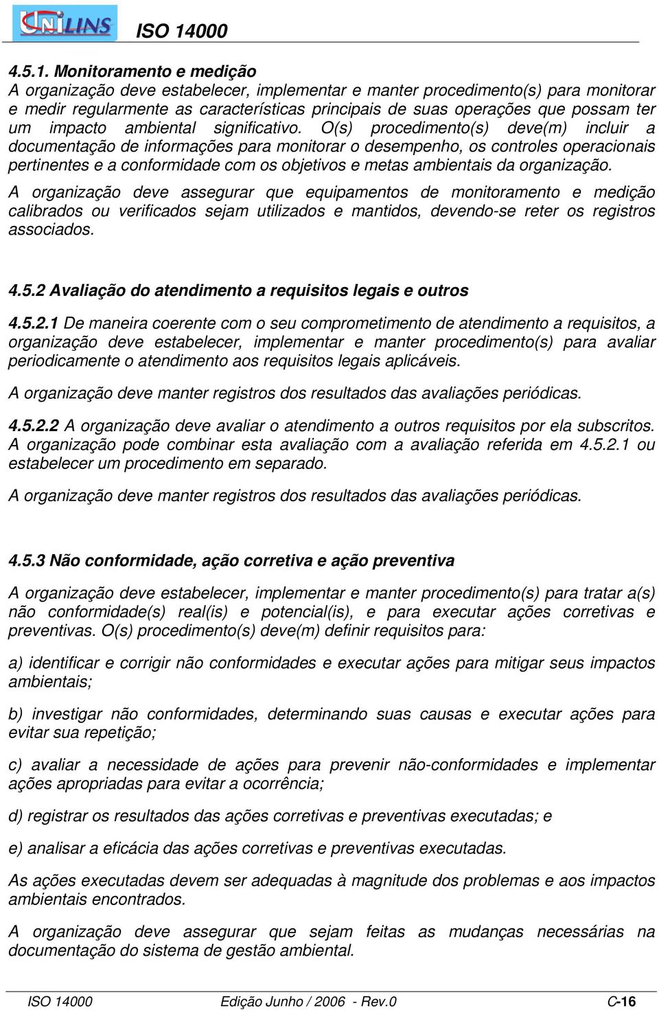 impacto ambiental significativo.