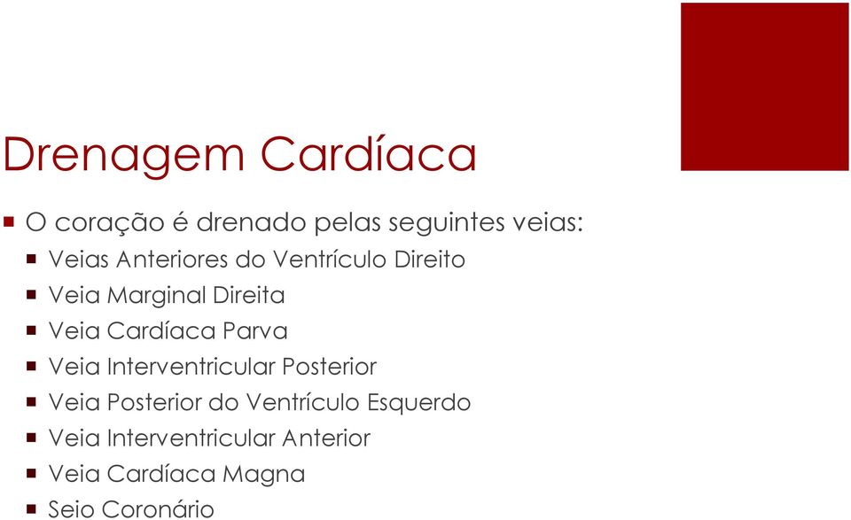 Parva Veia Interventricular Posterior Veia Posterior do Ventrículo