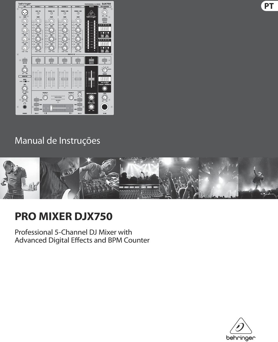 5-Channel DJ Mixer with