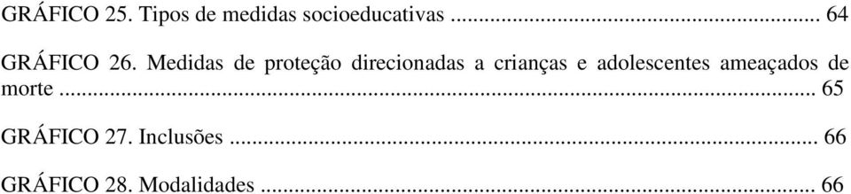 Medidas de proteção direcionadas a crianças e