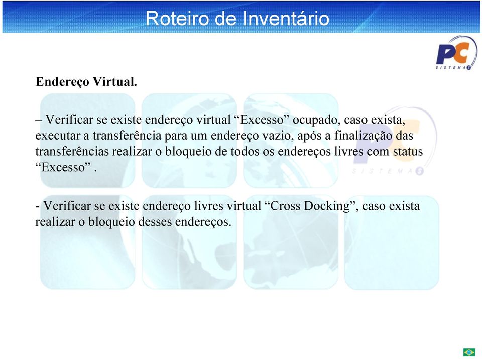 para um endereço vazio, após a finalização das transferências realizar o bloqueio de todos os