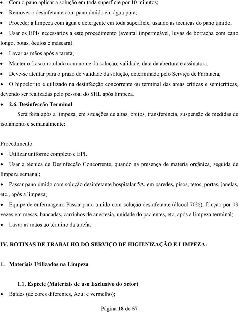 nome da solução, validade, data da abertura e assinatura.