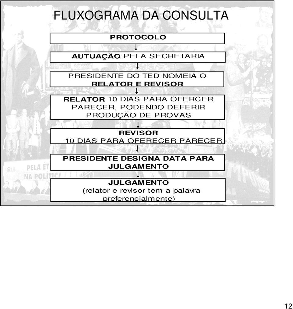 PRODUÇÃO DE PROVAS REVISOR 10 DIAS PARA OFERECER PARECER PRESIDENTE DESIGNA DATA