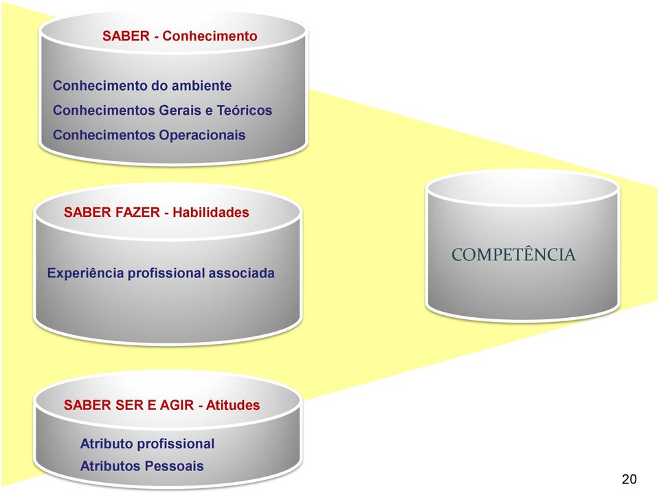 Habilidades Experiência profissional associada COMPETÊNCIA