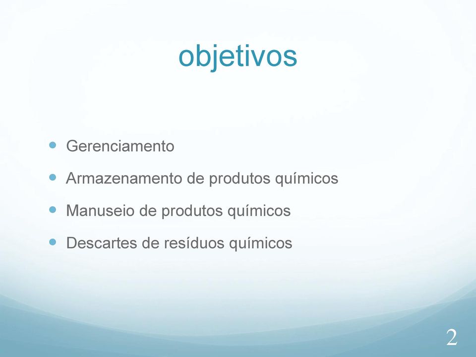 químicos Manuseio de produtos