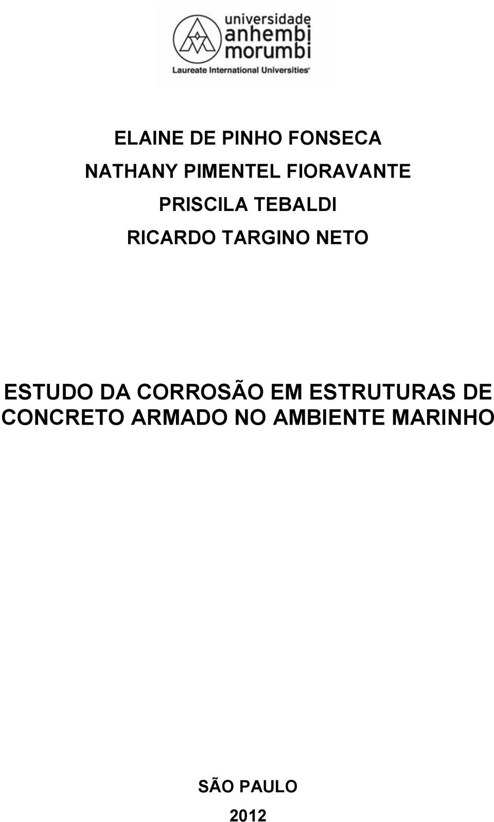 NETO ESTUDO DA CORROSÃO EM ESTRUTURAS DE