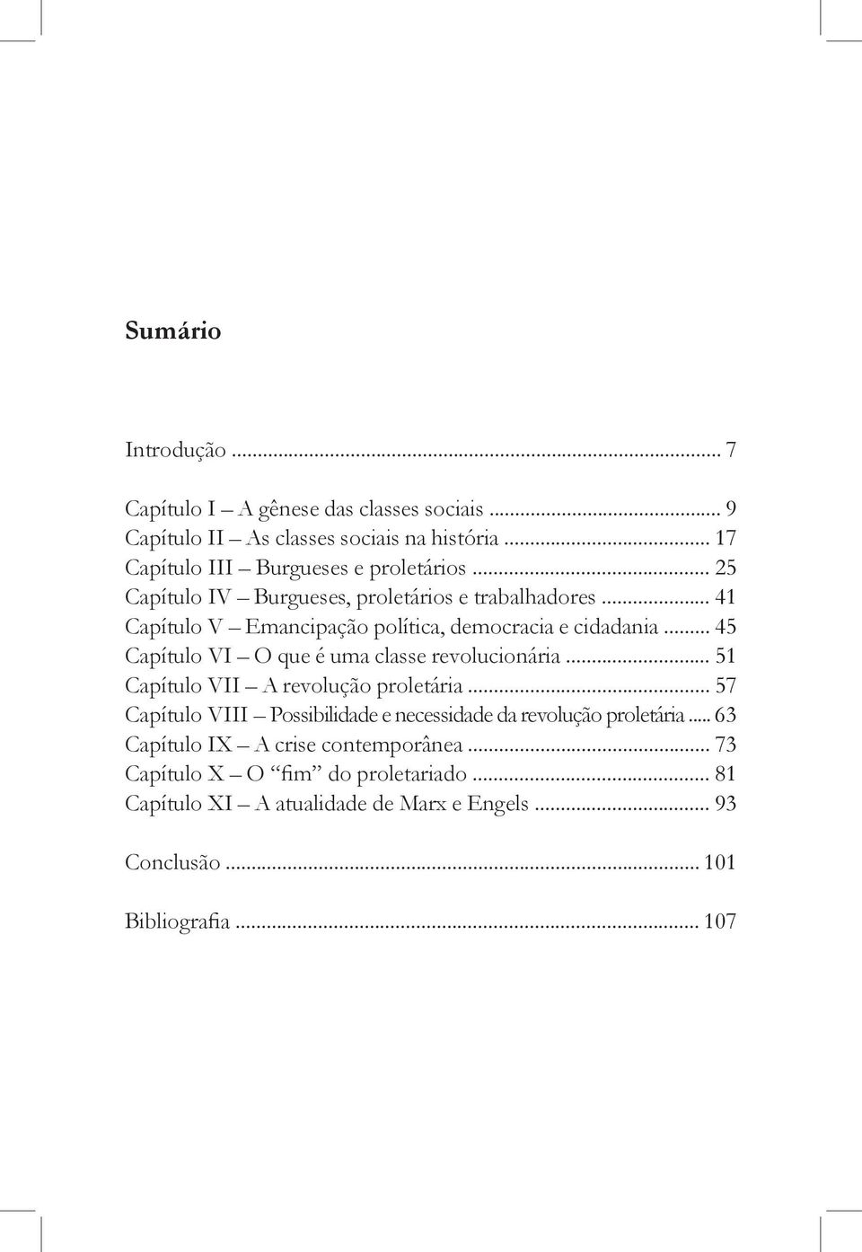 .. 45 Capítulo VI O que é uma classe revolucionária... 51 Capítulo VII A revolução proletária.