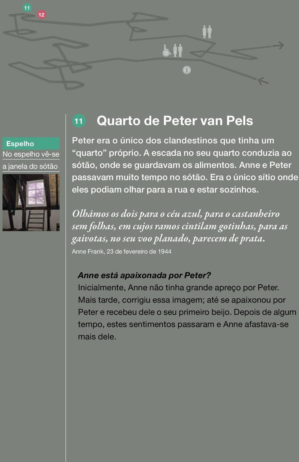 Olhámos os dois para o céu azul, para o castanheiro sem folhas, em cujos ramos cintilam gotinhas, para as gaivotas, no seu voo planado, parecem de prata.