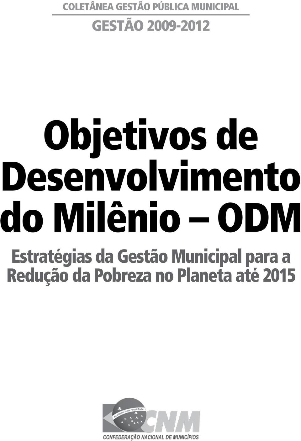 Milênio ODM Estratégias da Gestão Municipal