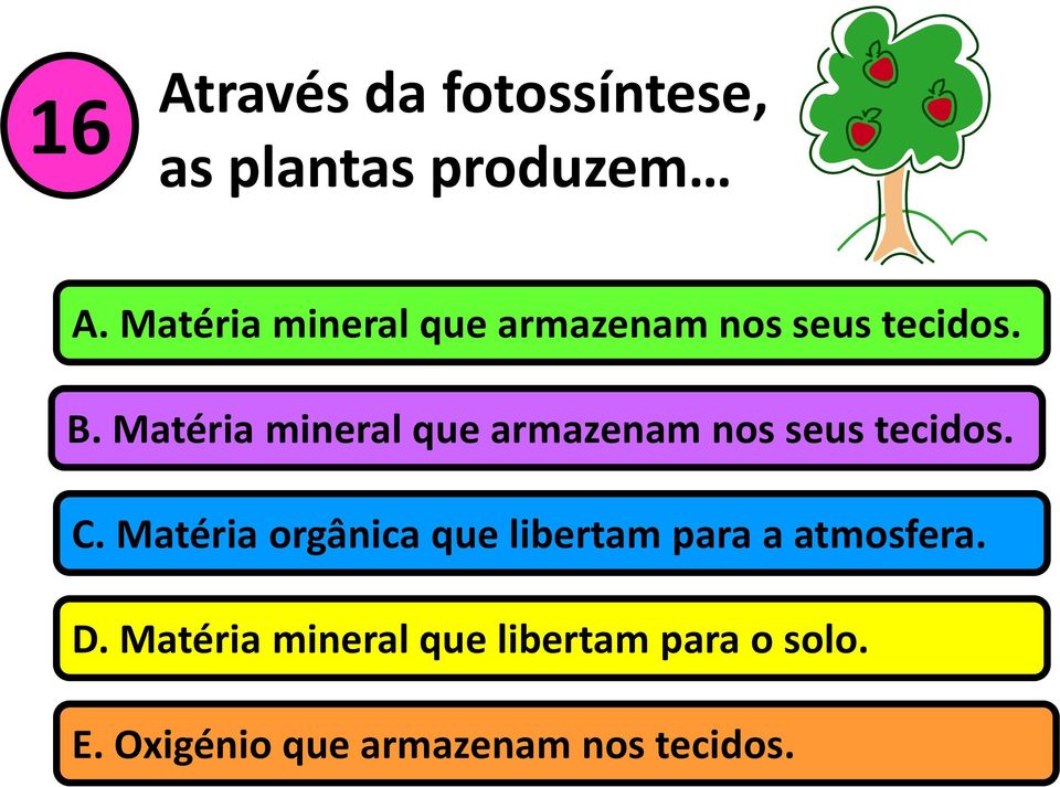 Matéria mineral que armazenam nos seus tecidos. C.