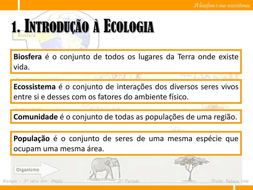 com os fatores do ambiente físico.