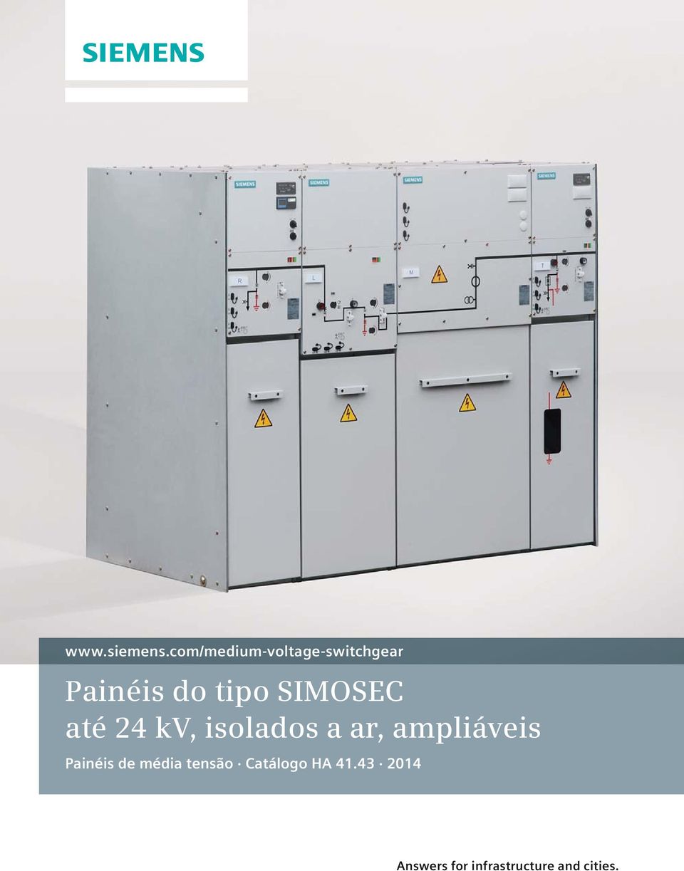 SIMOSEC até 24 kv, isolados a ar, ampliáveis