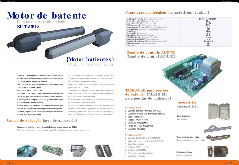 motor} Consumo nominal de corrente {Consumo nominal de corriente} Força de tracção máxima {Fuerza de tracción máxima} Curso {Curso} Condensador {Condensador} Protecção térmica {Protección térmica}