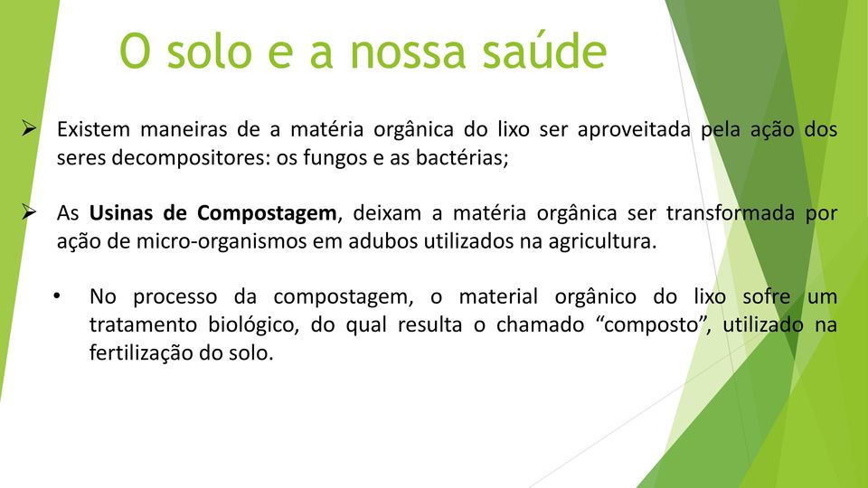 micro-organismos em adubos utilizados na agricultura.