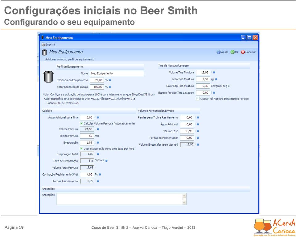 Smith Configurando