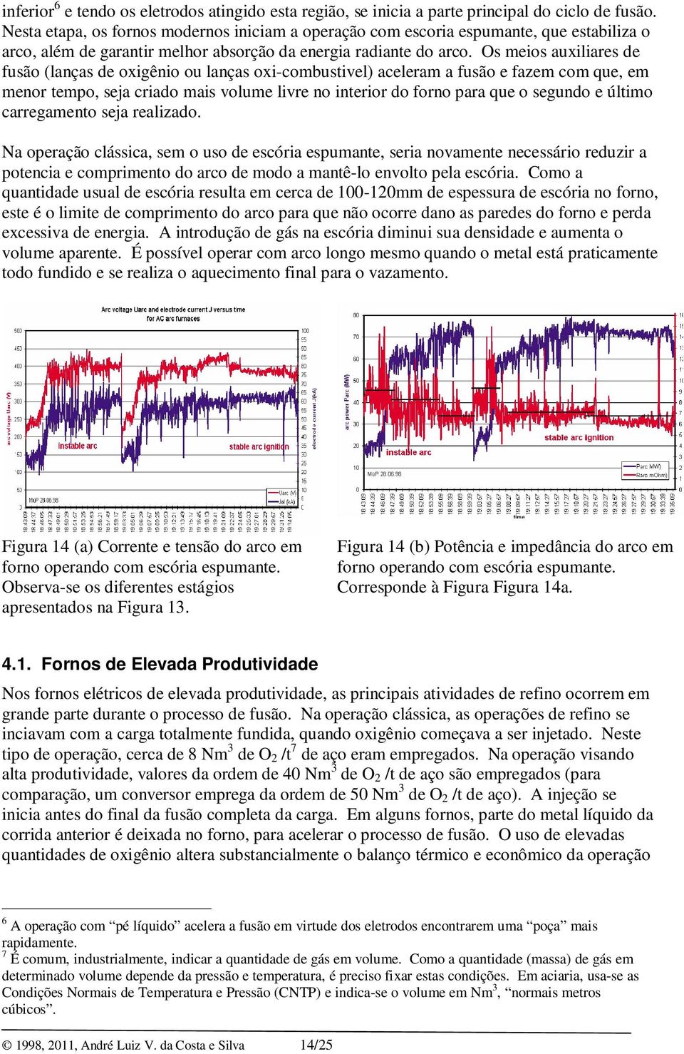 Os meios auxiliares de fusão (lanças de oxigênio ou lanças oxi-combustivel) aceleram a fusão e fazem com que, em menor tempo, seja criado mais volume livre no interior do forno para que o segundo e