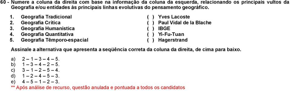 Geografia Quantitativa ( ) Yi-Fu-Tuan 5.