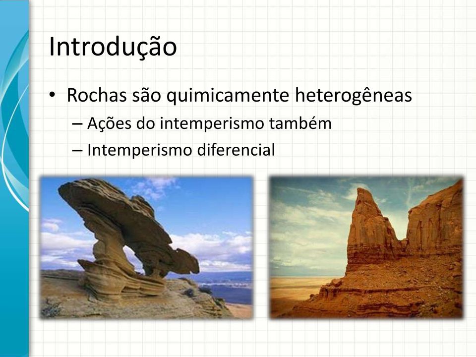 Ações do intemperismo