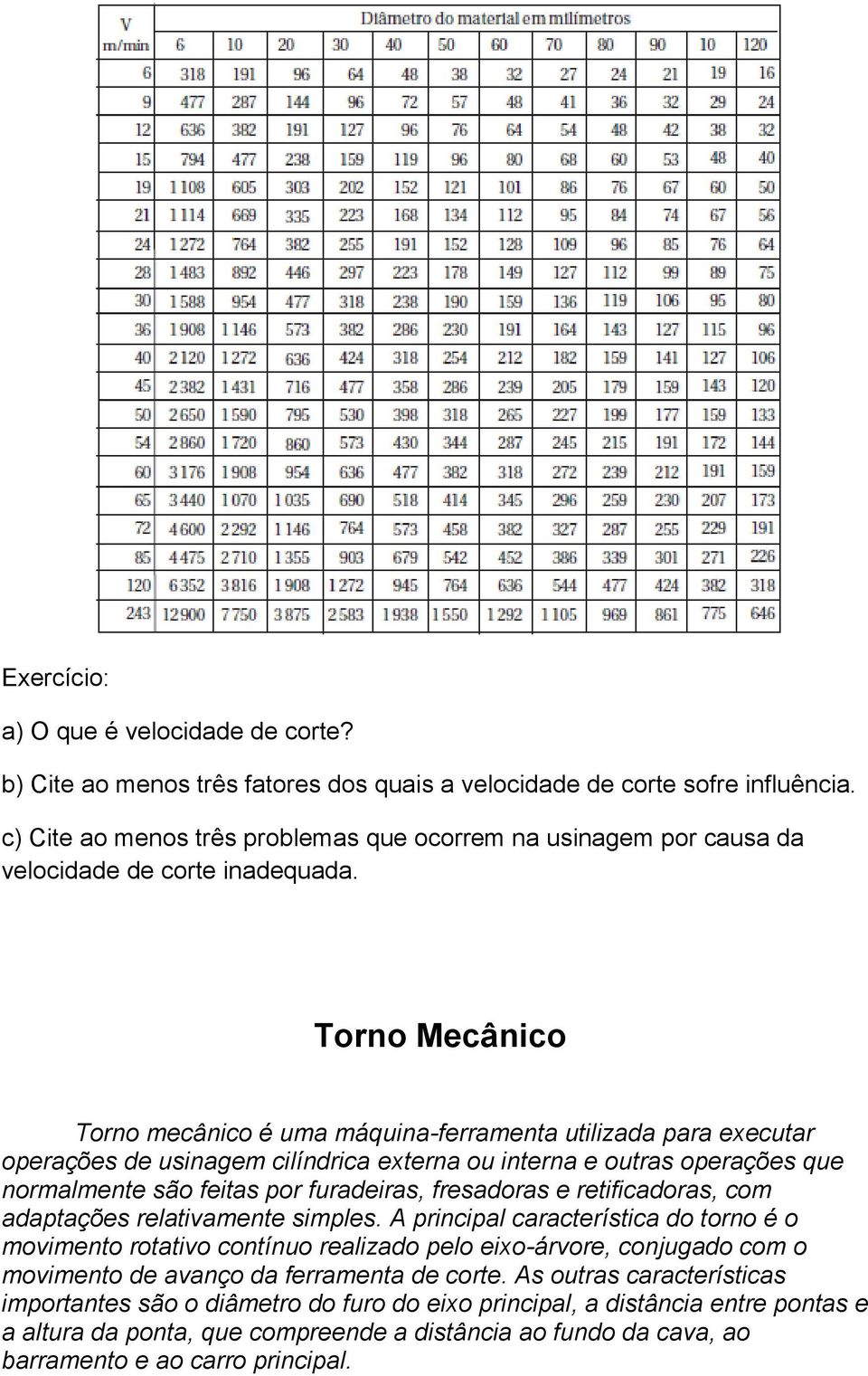 Torno Mecânico Torno mecânico é uma máquina-ferramenta utilizada para executar operações de usinagem cilíndrica externa ou interna e outras operações que normalmente são feitas por furadeiras,