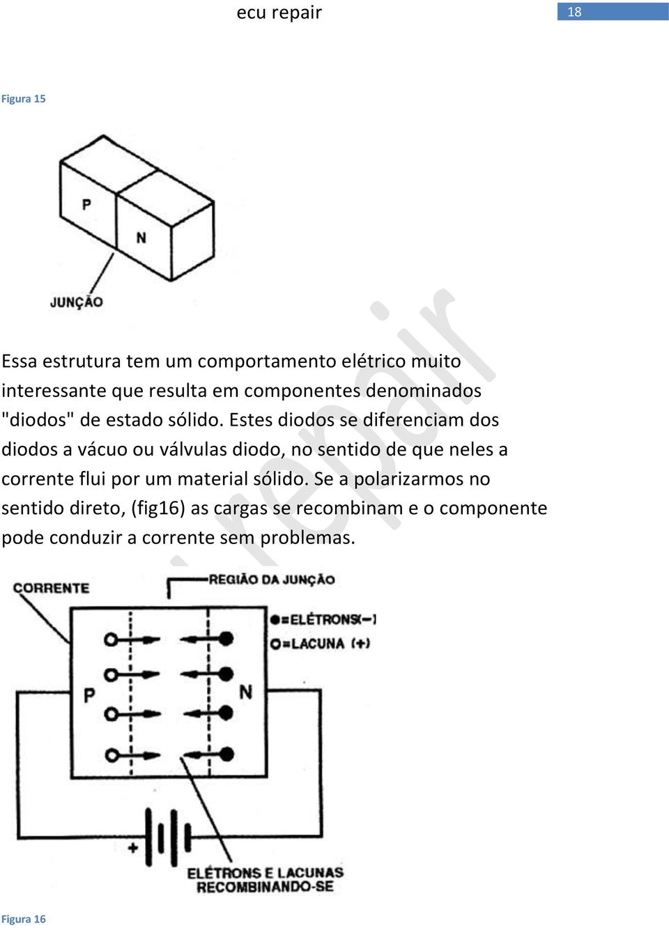 Estes diodos se diferenciam dos diodos a vácuo ou válvulas diodo, no sentido de que neles a corrente