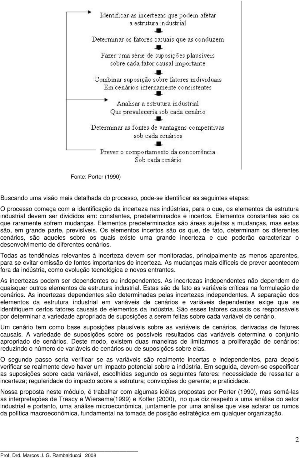 Elementos predeterminados são áreas sujeitas a mudanças, mas estas são, em grande parte, previsíveis.