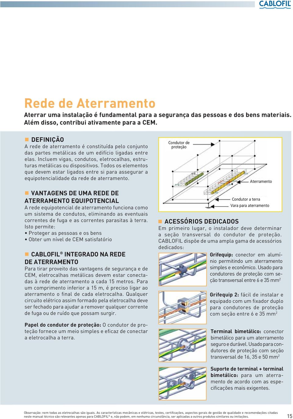 Todos os elementos que devem estar ligados entre si para assegurar a equipotencialidade da rede de aterramento.