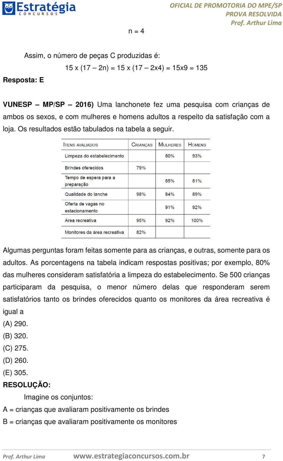 Algumas perguntas foram feitas somente para as crianças, e outras, somente para os adultos.