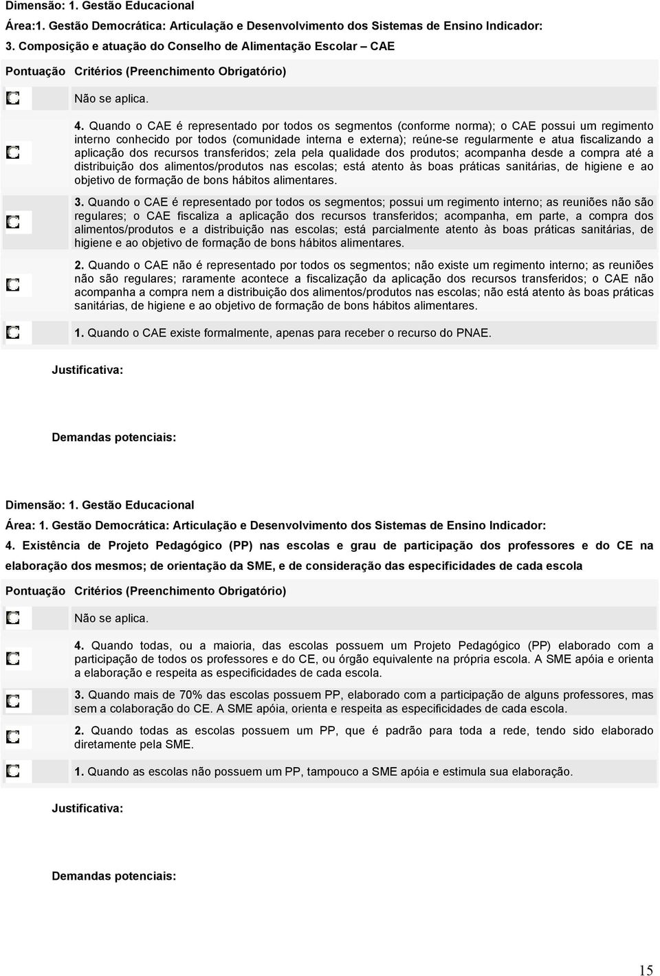 aplicação dos recursos transferidos; zela pela qualidade dos produtos; acompanha desde a compra até a distribuição dos alimentos/produtos nas escolas; está atento às boas práticas sanitárias, de