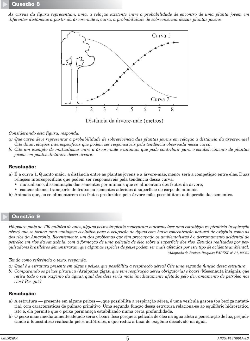 Cite duas relações interespecíficas que podem ser responsáveis pela tendência observada nessa curva.