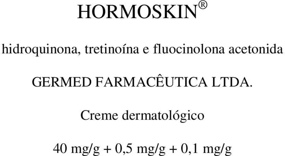 acetonida GERMED FARMACÊUTICA