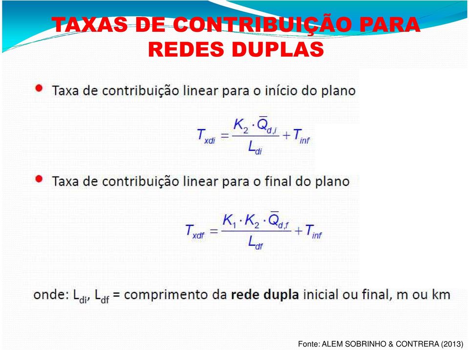 REDES DUPLAS Fonte: