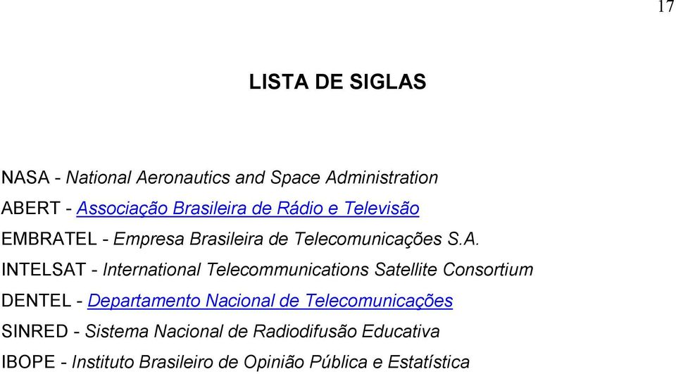 EL - Empresa Brasileira de Telecomunicações S.A.