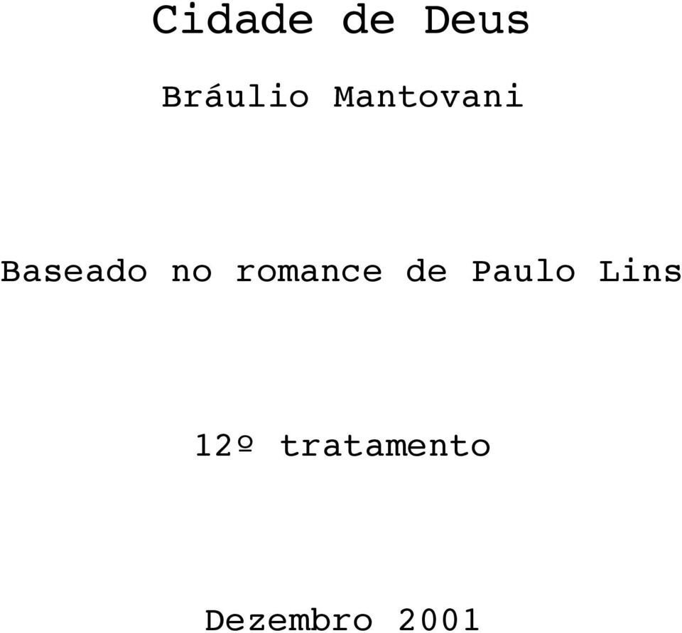 romance de Paulo Lins