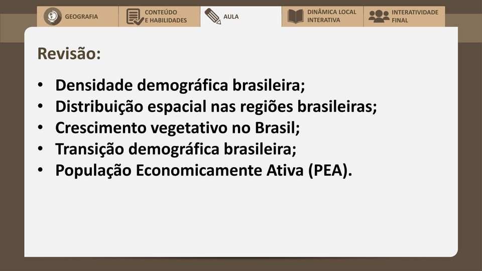 Crescimento vegetativo no Brasil; Transição