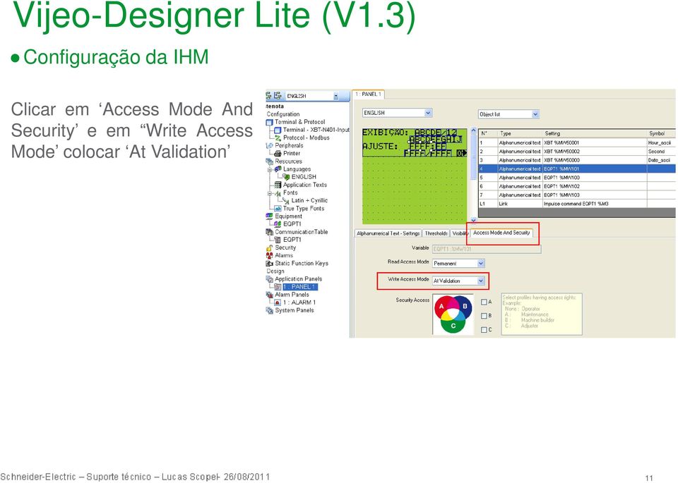 em Write Access Mode